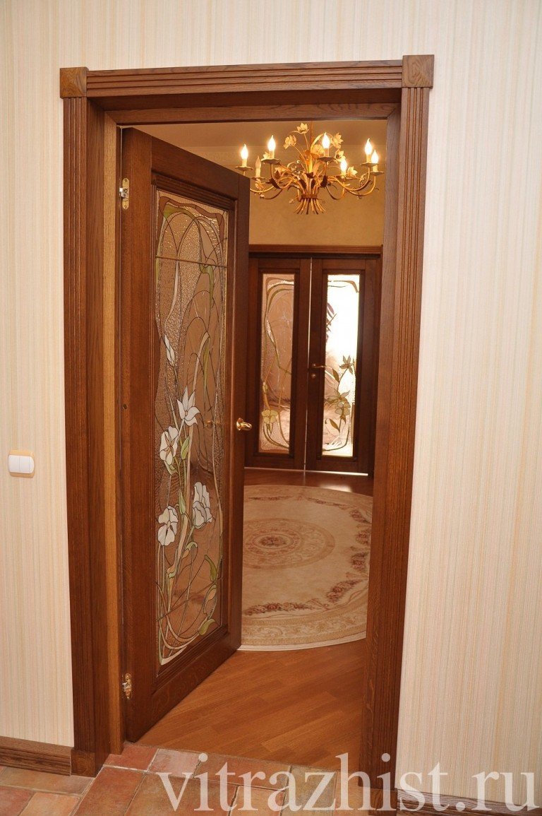 Витражи межкомнатных дверей

